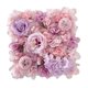 thumbnail image 4 of Panel Floral de Seda Perfecl 13,78 pulgadas x 13,78 pulgadas Púrpura claro, 4 of 8