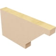 thumbnail image 5 of Ekena Millwork 2"W x 8"H x 16"L Burlington Woodgrain TimberThane Rafter Tail, Primed Tan, 5 of 6