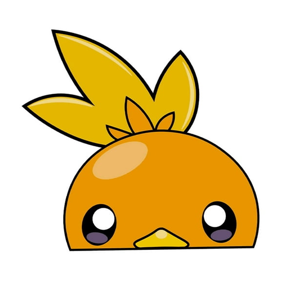 Curious Torchic – Adorable Pokémon Sticker