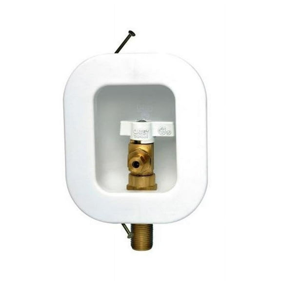 Oatey 39125 Ice Maker Box with Hammr Brass Ball Valve