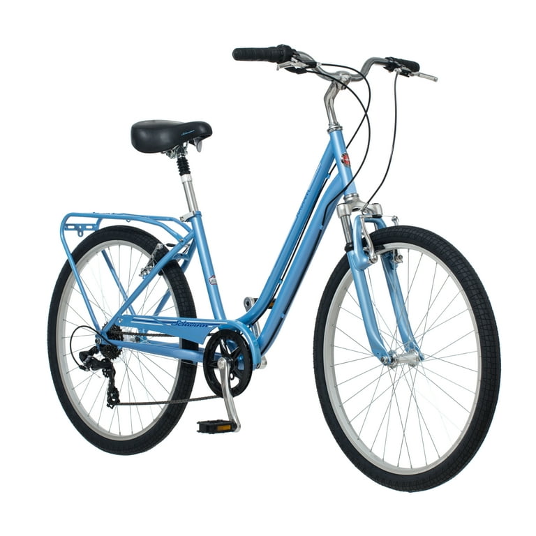 Schwinn Radiant Adult Women s 26 in. Hybrid Bike Blue Walmart