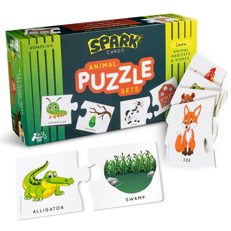 Large Animal Puzzle Set