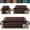 Brown, variant on JIAN YA NA Reversible Sofa Cover for 1-Seater, Non-slip Quilted Couch Slipcover Water Resistant Furniture Protector for Kids Pets, Khaki