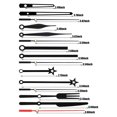 thumbnail image 5 of 14 Styles Clock Movement Mechanism,Non-Ticking Clock Hands,DIY, 5 of 7