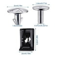 thumbnail image 2 of Engine Access Cover Lower Pin Screws Auto Replaceable Parts 2018 2019 Fixed Bolts Kit Attachment Replacement for Civic 2017 2018 2019 2020, 2 of 8