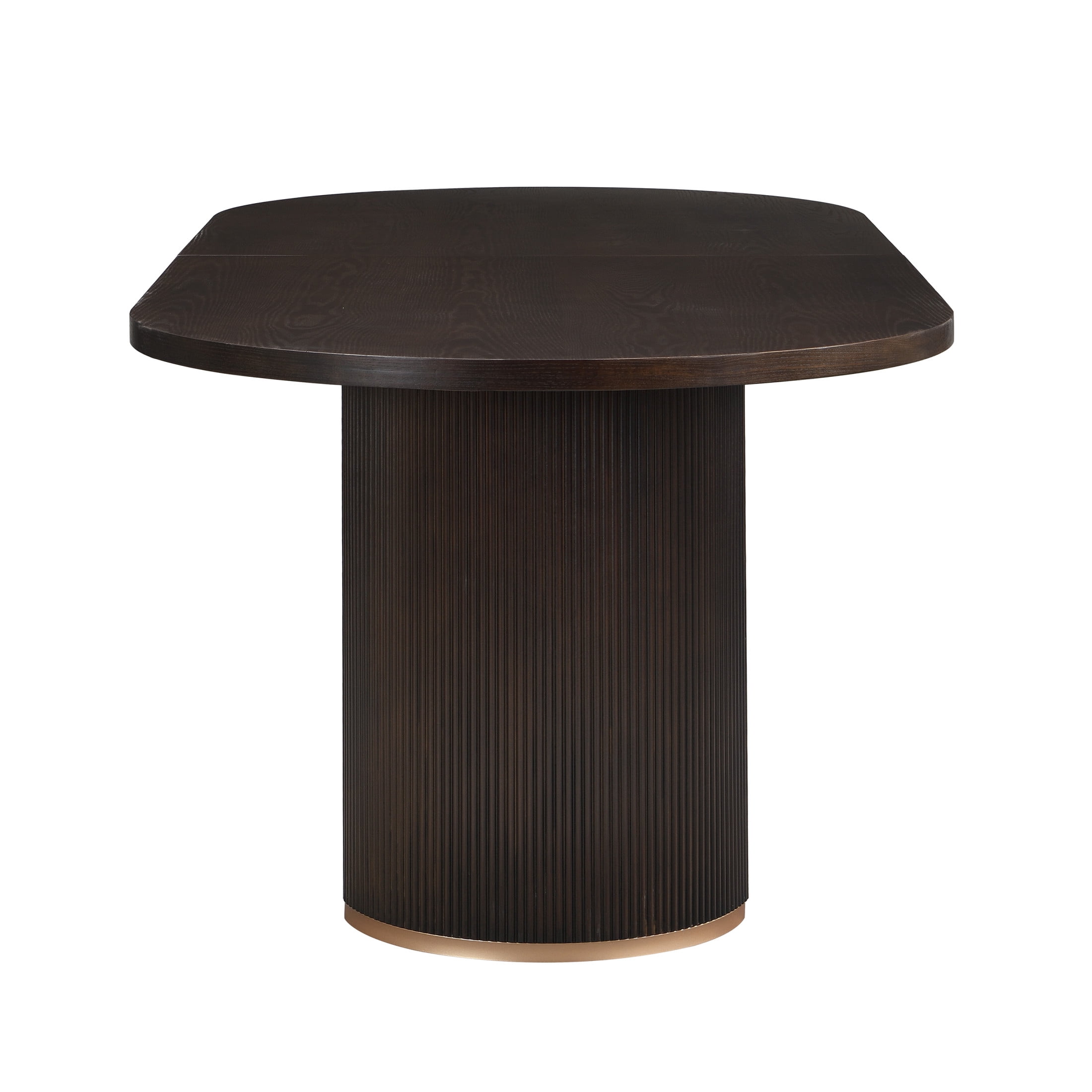 Christopher Knight Home Minimalist 88“ Oval Dining Table for 4-6, Espresso