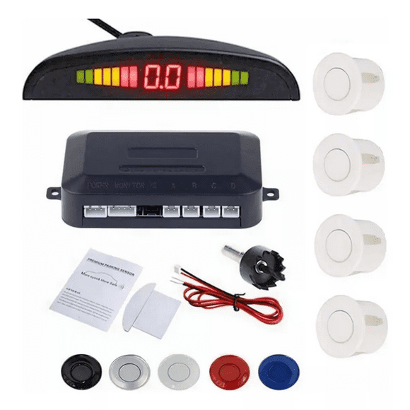 Sistema de radar de Auto BLOOSOM con 4 Sensores de estacionamiento