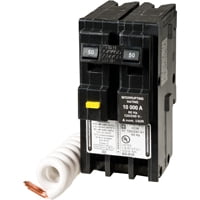 SQUARE D BY SCHNEIDER ELECTRIC Homeline 50-Amp Ground Fault Circuit Breaker