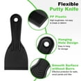 thumbnail image 3 of Uxcell 4pcs Putty Scraper 1.5" Plastic Flexible Tool for Pasting Plaster Repairing Walls, 3 of 7
