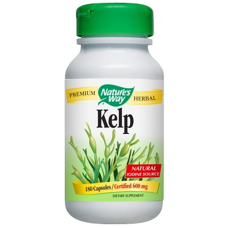 Nature's Way Kelp Capsule, 180 Count (Best Way To Increase Sperm Count And Motility)
