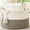 Beige, variant on Large Blanket Basket (20"x13"),Woven Baskets for storage Baby Laundry Hamper, Cotton Rope Blanket Basket
