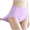 thumbnail image 3 of Lopecy-Sta Womens Panties Gift for Mother 2PC Fashion High Waisted Underwear Seamless Womens Underwear Breathable Wide Gusset Panties, 3 of 9