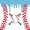 A White Blue Red, variant on Erosebridal Kids Ice Cream Drip 7 Pieces Bedding Comforter Set,Baseball Sport Full Bedding Set For Boys Men,Reversible