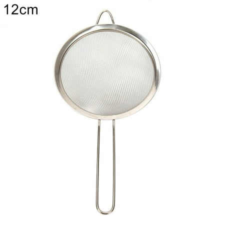 

Grandest Birch Broadside Stainless Steel Flour Sieve Oil Colander Soybean Milk Filter Home Tool Easy to Use Kitchen Tool Fine Work