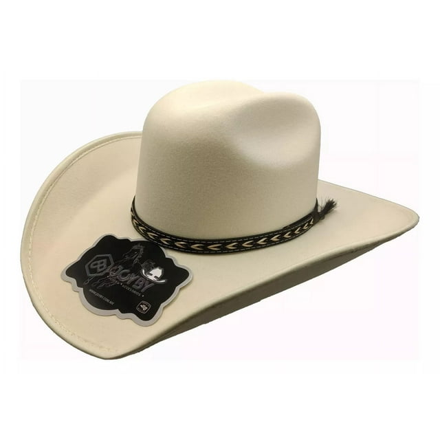 Sombrero Vaquero Moda Texana 100% Lana Unisex Horma Elegante