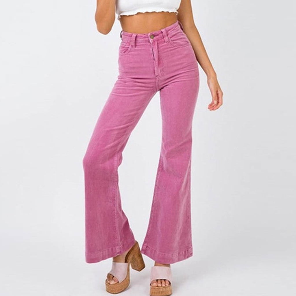 high waisted corduroy flares