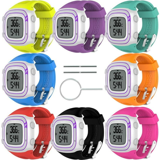 LNGOOR Watch Band For Garmin Forerunner 10 15 Strap Adjustable Replacement Wristband