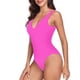 thumbnail image 4 of Traje de baño suelto, cómodo, estampado, elegante, para mujer, blusa superior, informal, con cuello en V, atractivo OAVQHLG3B Store  lin121212, 4 of 4
