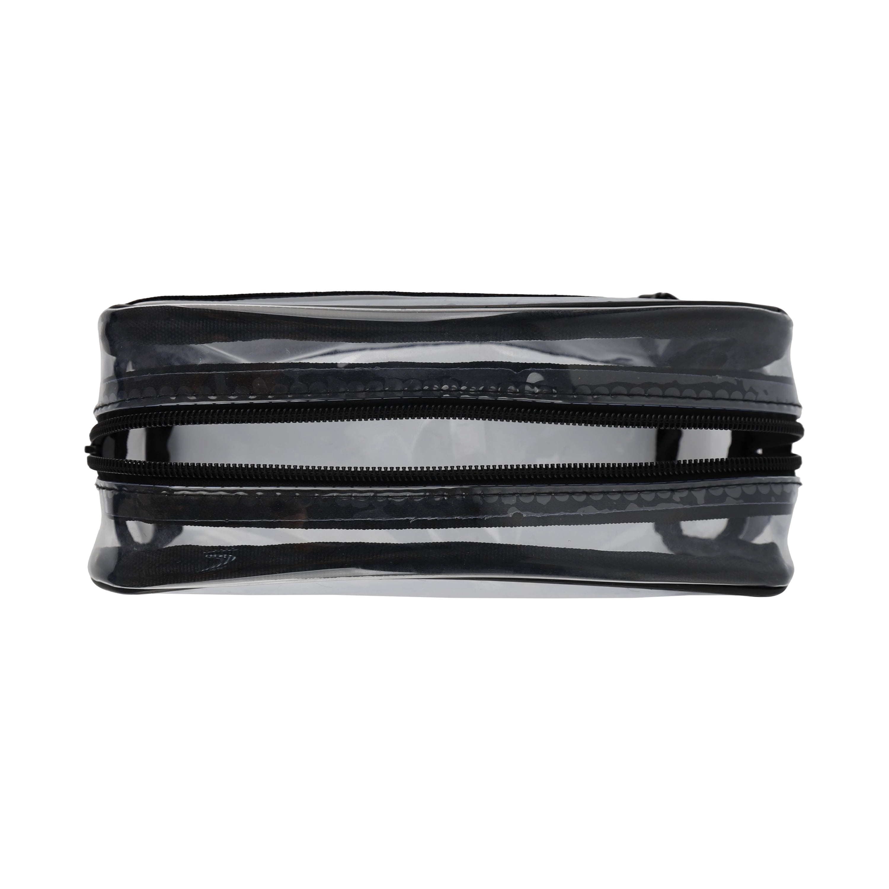 Travel Organizer with Side Pocket and Handle, Clear
