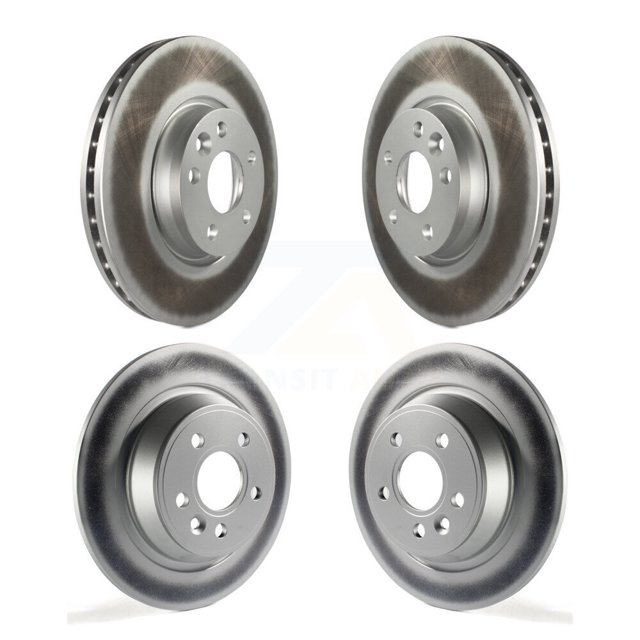 Genius Front Rear Coated Disc Brake Rotors Kit for Car 2012-2015 Land Rover Range Evoque KG-101113