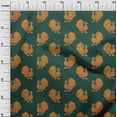thumbnail image 2 of oneOone Cotton Cambric Fabric Peacock Block Print Fabric By Yard 56 Inch Wide, 2 of 4