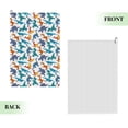 thumbnail image 2 of Pofeuu Block Dinosaur Print Premium Golf Towel with Carabiner Clip Absorbent Microfiber Waffle Pattern Golf Towel for Golf Bag Trolly Belt Loop, 2 of 8