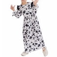 thumbnail image 4 of EnJoCho Girls Floral Dress Spring Summer Long Sleeve Waist Dress Children Cute Comfortable Long Dress Casual Dress, 4 of 8