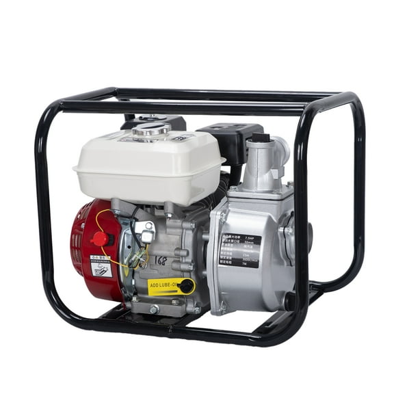 2inch Gasoline Water Pump 4 Stroke 6.5HP Gas-Powered Semi-Trash Water Pump 212cc