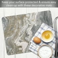 thumbnail image 5 of Cut N' Funnel "Quartz" Designer Flexible Plastic Cutting Board Mat, 1 Pack 15" by 11.5", 5 of 7
