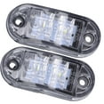 thumbnail image 4 of Indicateur Led Queue 10-30V 2LED Feu de Signalisation Haute Luminosité pour Voitures Camions Remorques RVsWhite, 4 of 8