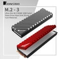 thumbnail image 2 of M.2 SSD NVMe Heat Sink 2280 Solid State Hard Disk Aluminum Heatsink with Thermal Pad PC Accessories M.2-3-R, 2 of 6