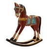 Contemporary And Modern Style Wood Red Rocking Horse Home Décor 16577