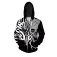 thumbnail image 4 of Sudadera con capucha informal para hombre, sudadera con capucha con estampado de calavera para otoño, sudadera con capucha y cremallera para hombre, ropa de calle Harajuku para hombre, 4 of 5