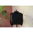 thumbnail image 5 of BespokeByNikita Black Fringe Square Lampshade, 5 of 5
