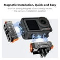 thumbnail image 5 of K&F CONCEPT Magnetic Quick Release Adapter Mount with 1/4 Screw Hole/Adapter Connection, Aluminum Alloy Bracket Expansion for DJI Osmo Action 5 Pro/4/3, 5 of 7