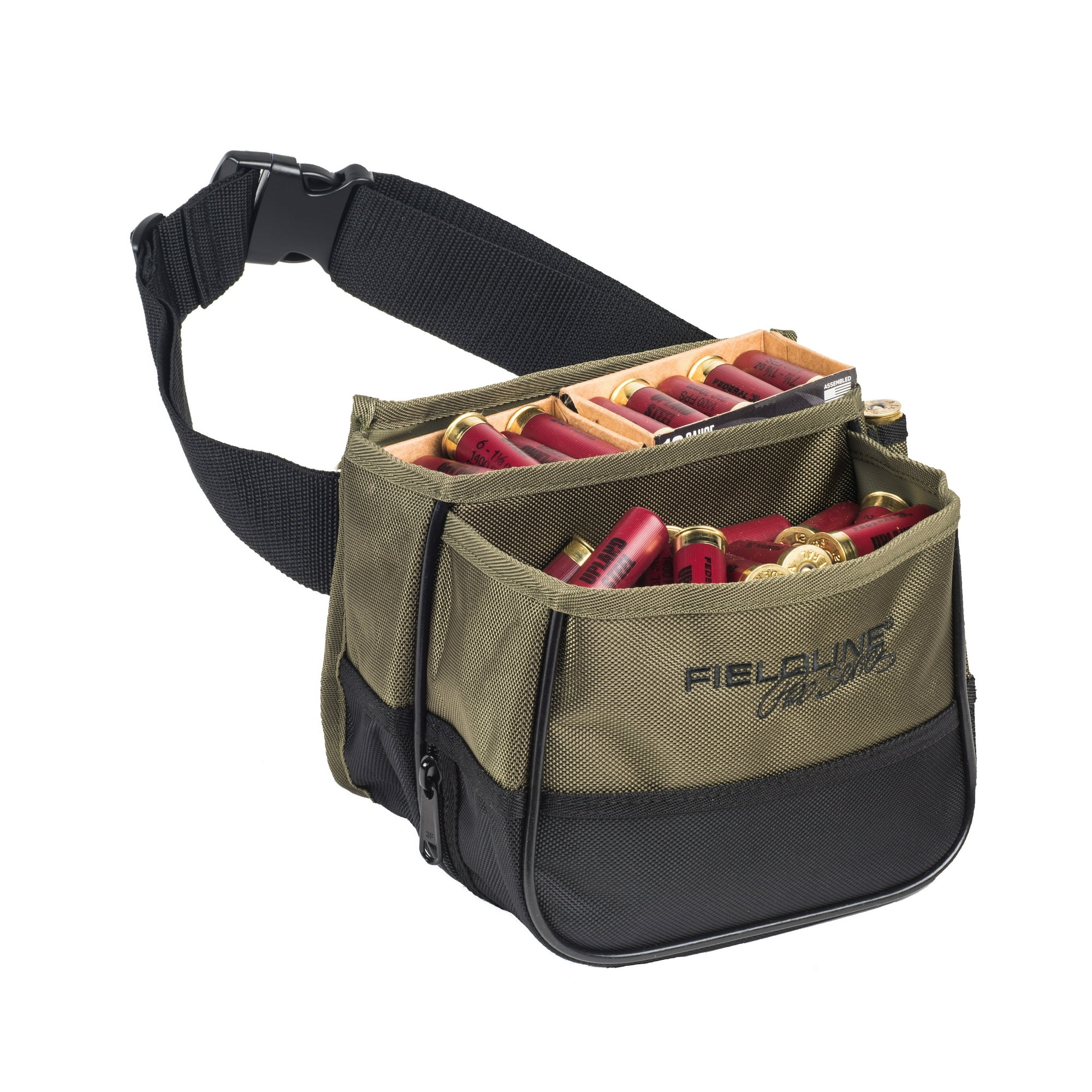 Fieldline Pro Green Small Trap Shooting 1 Shell Ammo Pouch Holder Poly, 8.6 in x 7.1 in, 0.67lb, New, 25 Rounds