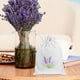 thumbnail image 5 of Bolsa con cordón vacía, bolsa con cordón bordada con lavanda, bolsa de algodón de azúcar, bolsa con fragancia para recuerdo de boda, 5 of 8