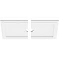 thumbnail image 7 of 12"W x 6"H x 2"ID x 4"C x 1"P Rectangle Architectural Grade PVC Contemporary Ceiling Medallion, Two Piece, 7 of 7