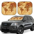 thumbnail image 1 of Saiise Not All Those Who Wander Are Lost2 for Foldable Car Sun Shades (2-Pack) Offer Sun Protection with an Easy-fold Design for Convenient Windshield Shading-Large, 1 of 6