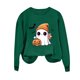 thumbnail image 2 of Ailaofu Womens Halloween Crewneck Sweatshirt Cute Long Sleeve Graphic Pullover Tops Fall Fashion Clothes, 2 of 4