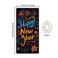 thumbnail image 3 of XEOVHV Neon Happy New Year Door Cover - 2025 Party Decoration, Welcome Sign, Colorful Firework Door Hanging,D, 3 of 9