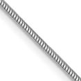 thumbnail image 2 of Solid 14K White Gold 1.6mm Round Snake Lobster Lock Chain - 20", 2 of 8