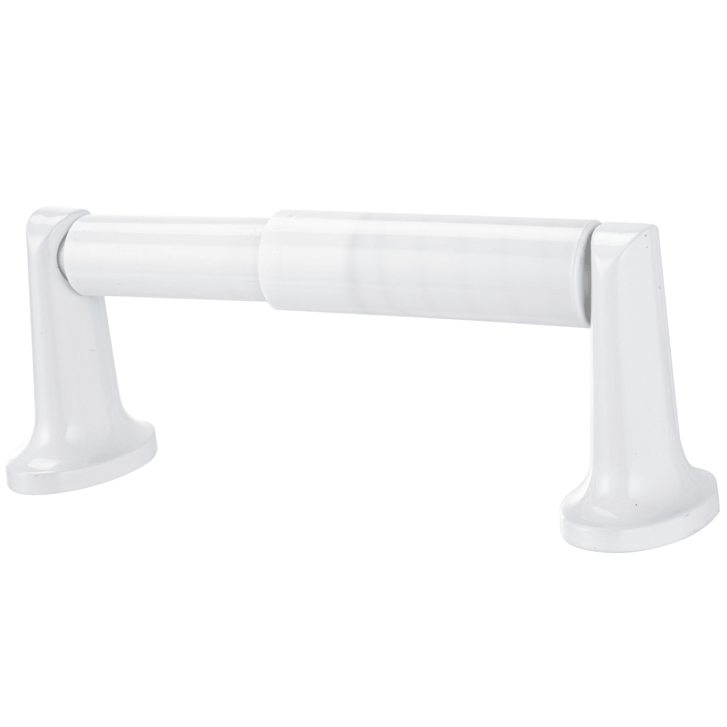 Mainstays Oval Style Wall Mounted Toilet Paper Holder, White Finish