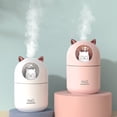 thumbnail image 4 of kjfeif Cat Small Humidifier for Bedroom - Mini Cool Mist Humidifiers with Night Light, Ultra-Quiet, Portable Personal Air Humidifier for Women Kids Room Office Desk Car, 4 of 7