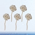 thumbnail image 3 of Light Grey Aroma Diffuser Reed Sticks for Perfume Diffusion 5 Pcs Fabric Flower Rattan Sticks, 3 of 9