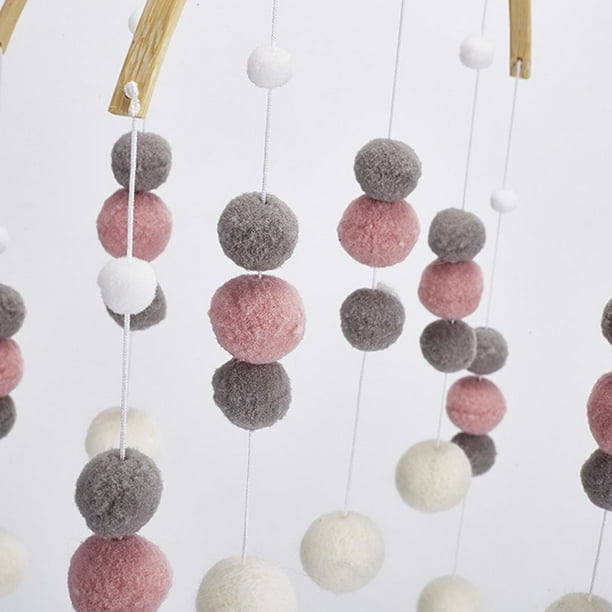 Gethome Wind Chimes Home Decor Children Room Felt Ball Pendant Ornament Cute Ceiling Com - Felt Home Decor Gethome Wind Chimes Home Decor Children Room Felt Ball Pendant Ornament Cute Ceiling Com - Felt Home Decor