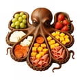 thumbnail image 3 of ACDANC 2026 New Octopus Charcuterie Platter,Nautical Serving Tray for Cheese,Meats&Fruit–Ocean Theme Party Board–Unique Gift for Seafood Lovers&Entertainers (B-2Pcs), 3 of 6