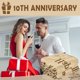 thumbnail image 5 of LHSHID 10th Anniversary Tin Gifts Blanket 10 Year Anniversary Wedding Gifts for Him Her Couples10th Anniversary Wedding Gifts10 Year Anniversary Decorations Blanket 30"x40", 5 of 7