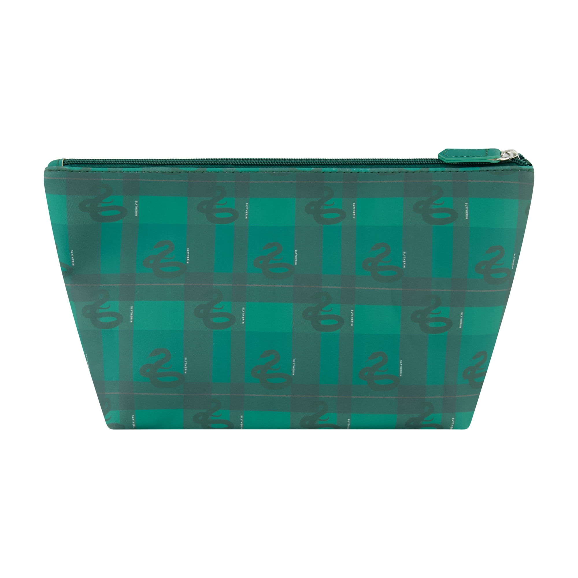 Harry Potter Travel Makeup Bag, Cosmetic Organizer Pouch for Women, Green