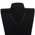 thumbnail image 2 of Mujeres De La Manera Elegante De Plata 925 De Oro Chapado Neckalce De Cadena 18inch Yinane Collar de cadena, 2 of 8